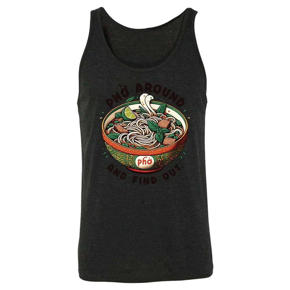 Unisex Jersey Tank - DEDQ4PBW - Charcoal Black Triblend - 5