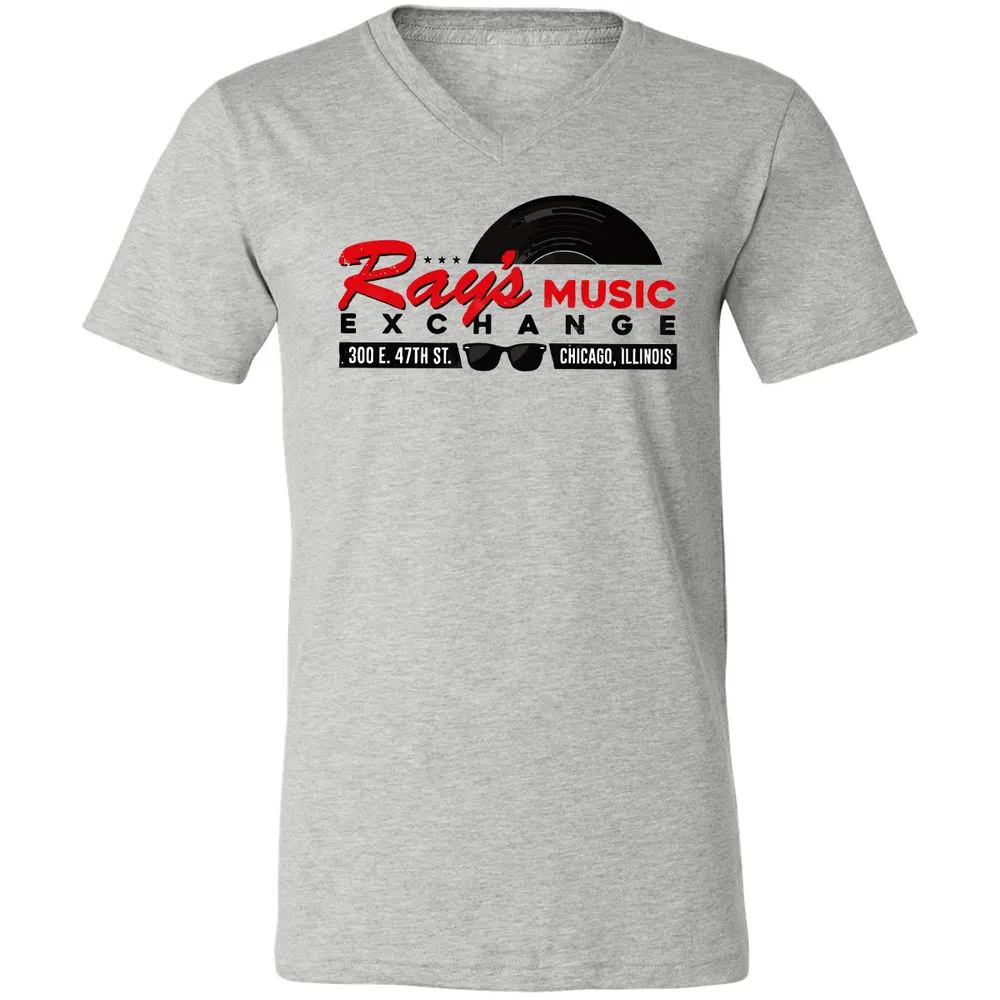 Unisex V-Neck T-Shirt - NX44KWYY - Athletic Heather - 7