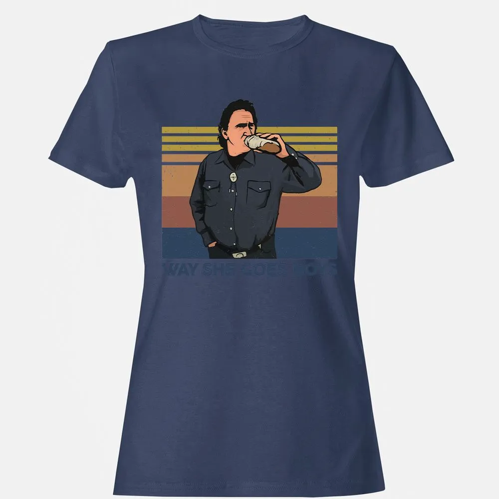 Women's T-Shirt - KTS3AWZ8 - Navy - 10