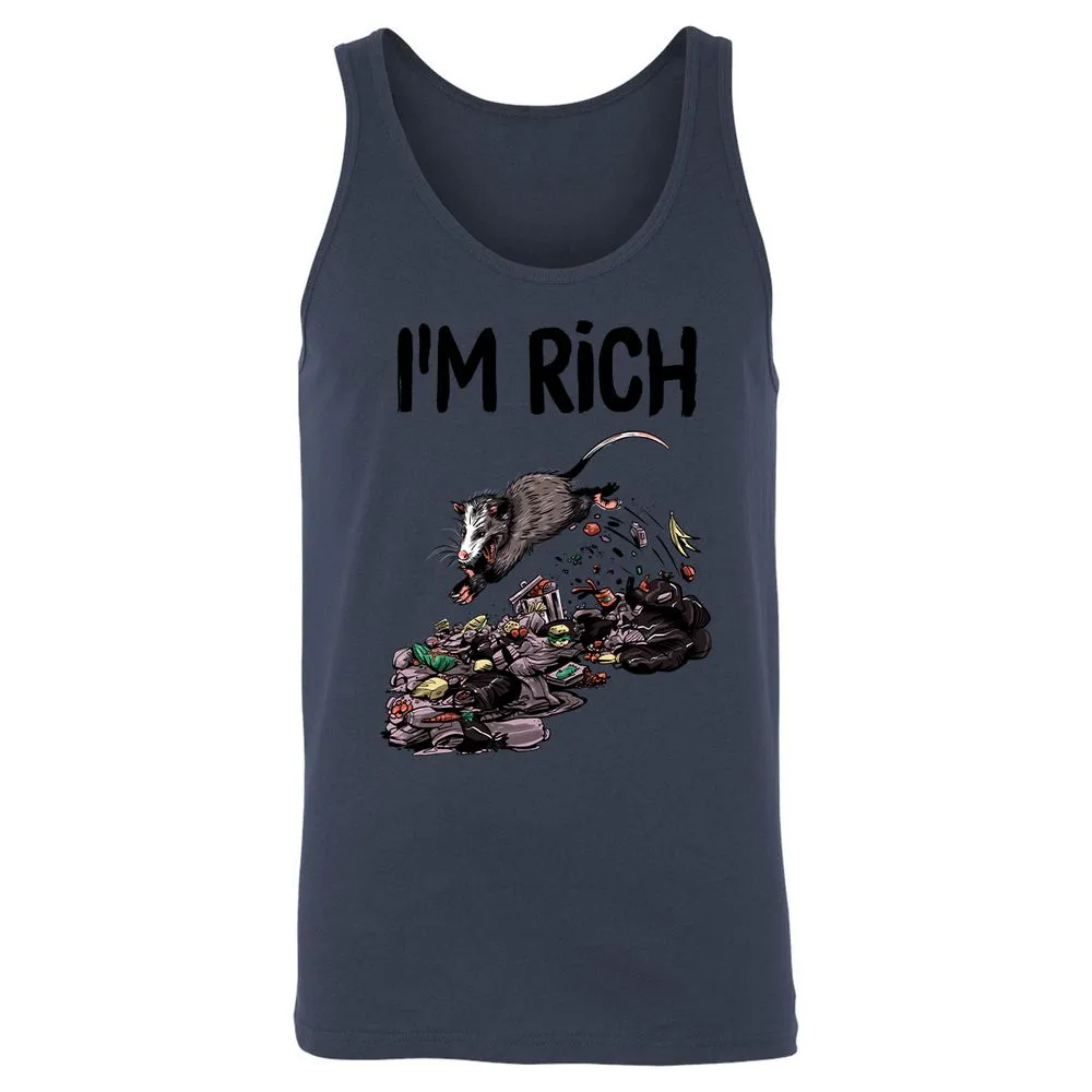 Unisex Jersey Tank - WU2YP8HN - Navy - 8