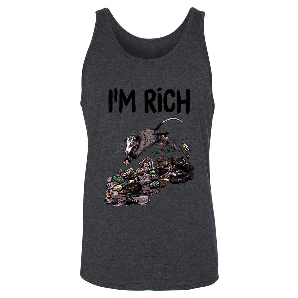 Unisex Jersey Tank - WU2YP8HN - Dark Grey Heather - 6