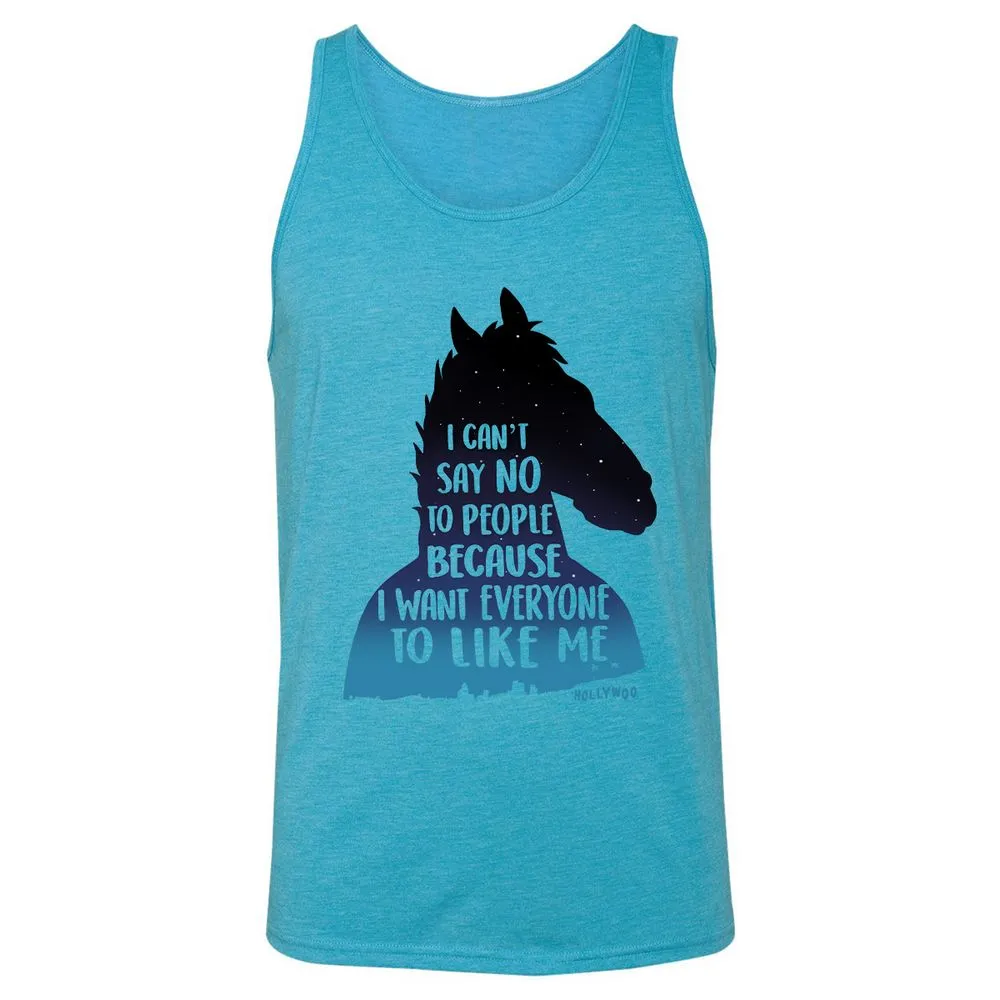 Unisex Jersey Tank - E5TQBQPD - Aqua Triblend - 3