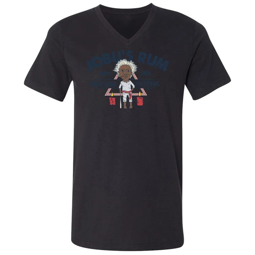 Unisex V-Neck T-Shirt - TJ724RGP - Black - 16