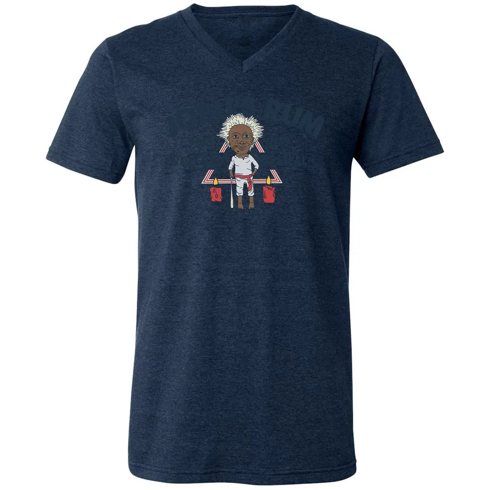 Unisex V-Neck T-Shirt - TJ724RGP - Heather Navy - 15