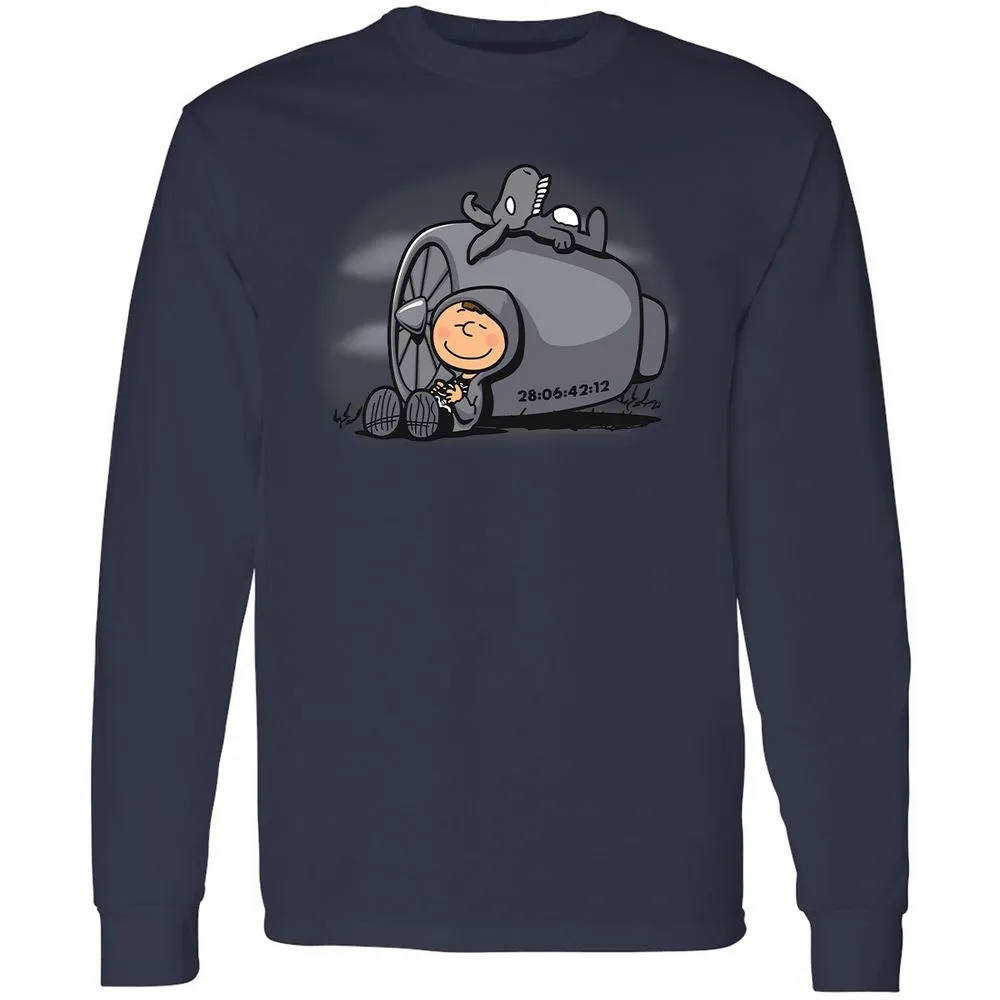 Long Sleeve T-Shirt - 87J4F2NM - Navy - 12