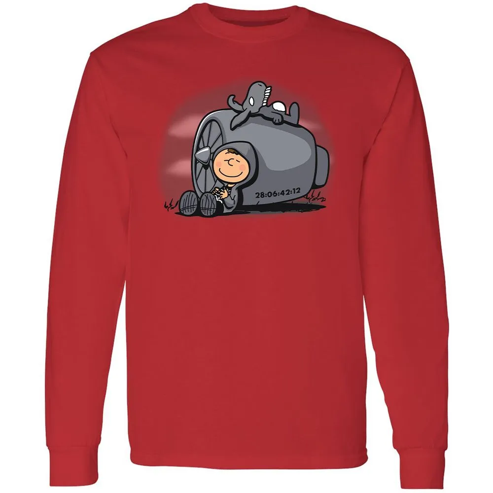 Long Sleeve T-Shirt - 87J4F2NM - Red - 14