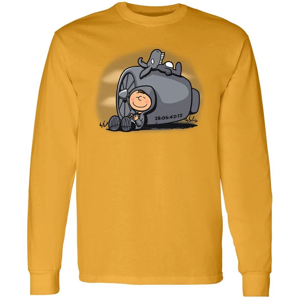 Long Sleeve T-Shirt - 87J4F2NM - Gold - 9