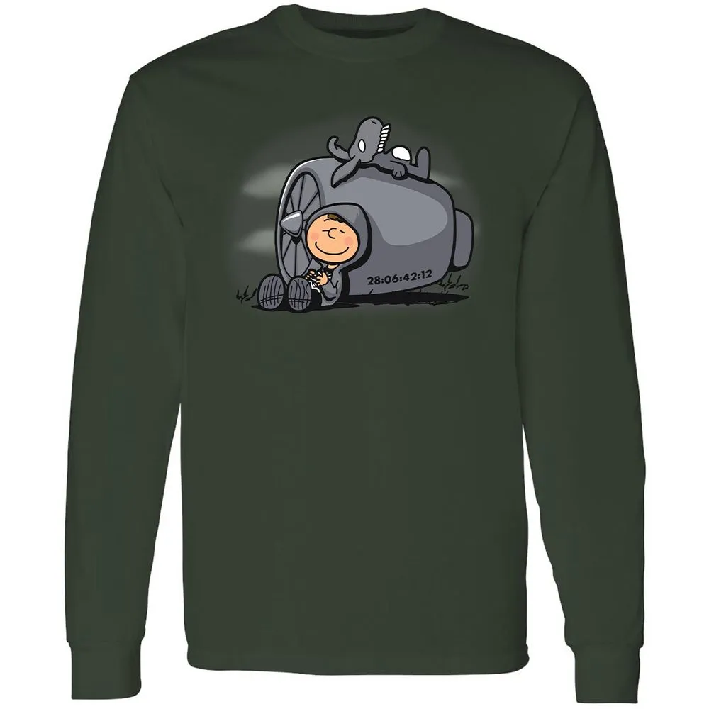 Long Sleeve T-Shirt - 87J4F2NM - Forest Green - 8