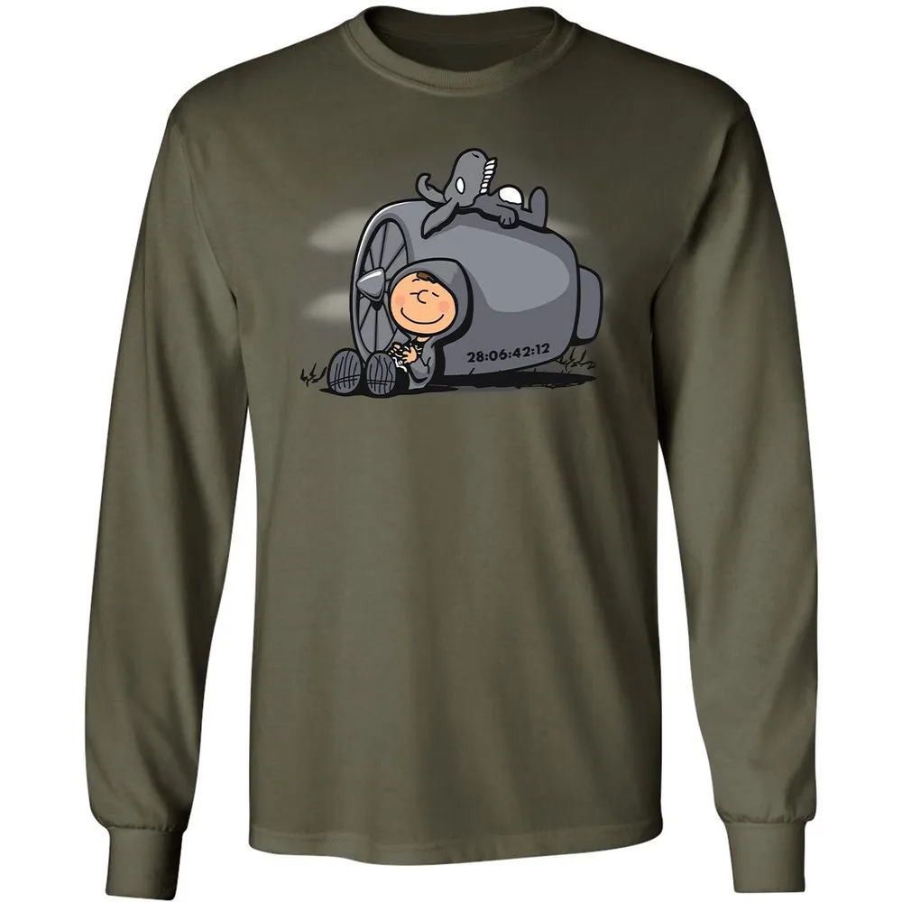 Long Sleeve T-Shirt - 87J4F2NM - Military Green - 7