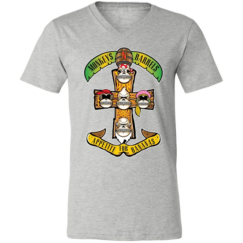Unisex V-Neck T-Shirt - SQ2WY1PF - Athletic Heather - 7