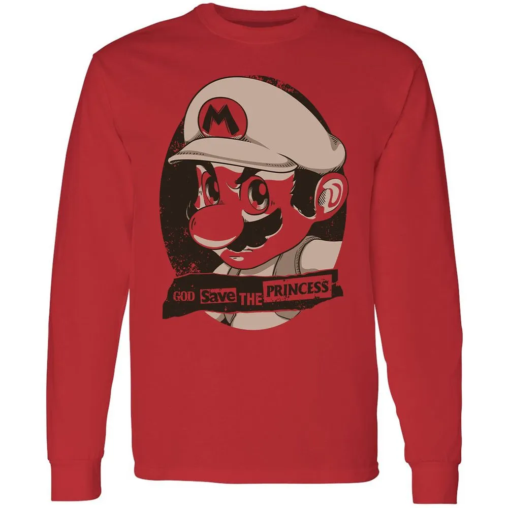 Long Sleeve T-Shirt - DMVSF6QW - Red - 14