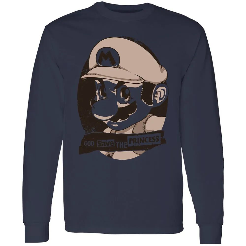 Long Sleeve T-Shirt - DMVSF6QW - Navy - 12