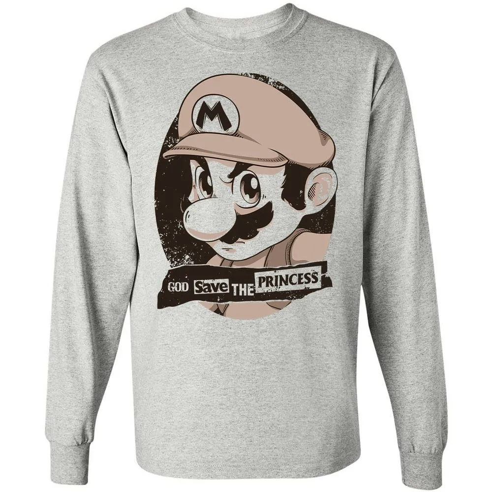 Long Sleeve T-Shirt - DMVSF6QW - Ash - 5