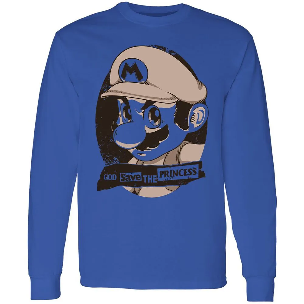 Long Sleeve T-Shirt - DMVSF6QW - Royal - 4