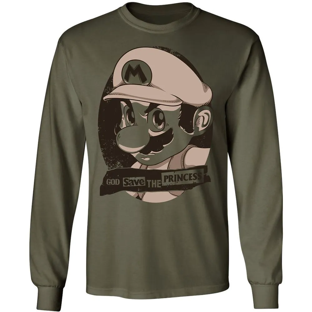 Long Sleeve T-Shirt - DMVSF6QW - Military Green - 7