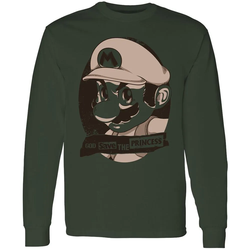 Long Sleeve T-Shirt - DMVSF6QW - Forest Green - 8