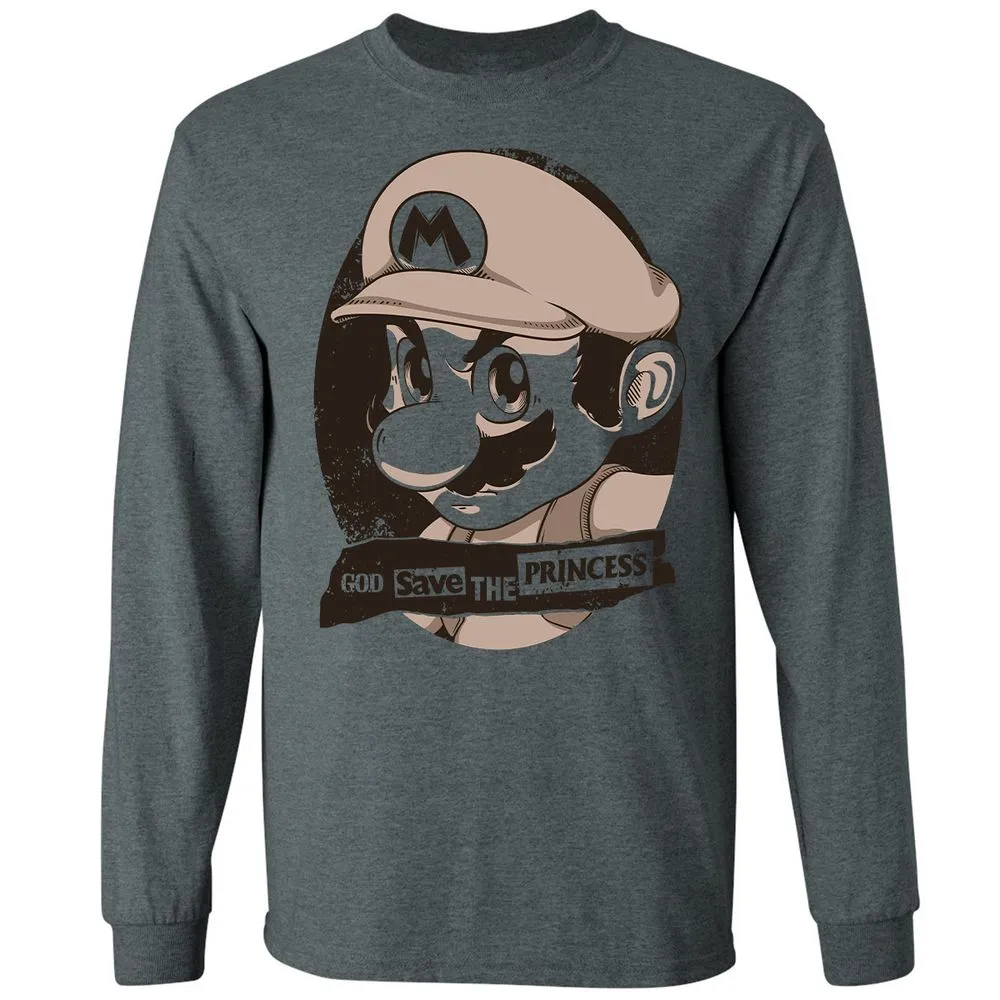 Long Sleeve T-Shirt - DMVSF6QW - Dark Heather - 15