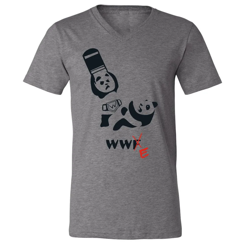 Unisex V-Neck T-Shirt - 8RTZP3EV - Deep Heather - 13