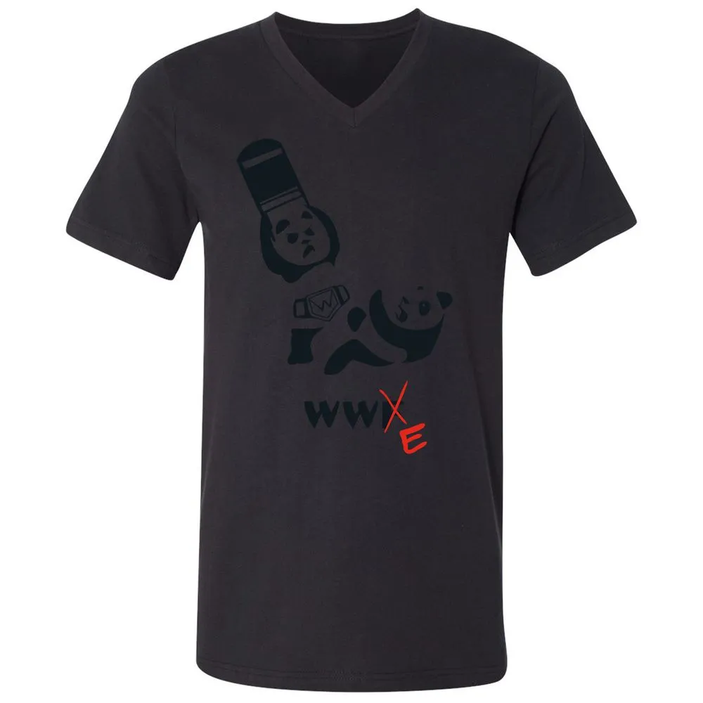 Unisex V-Neck T-Shirt - 8RTZP3EV - Black - 16