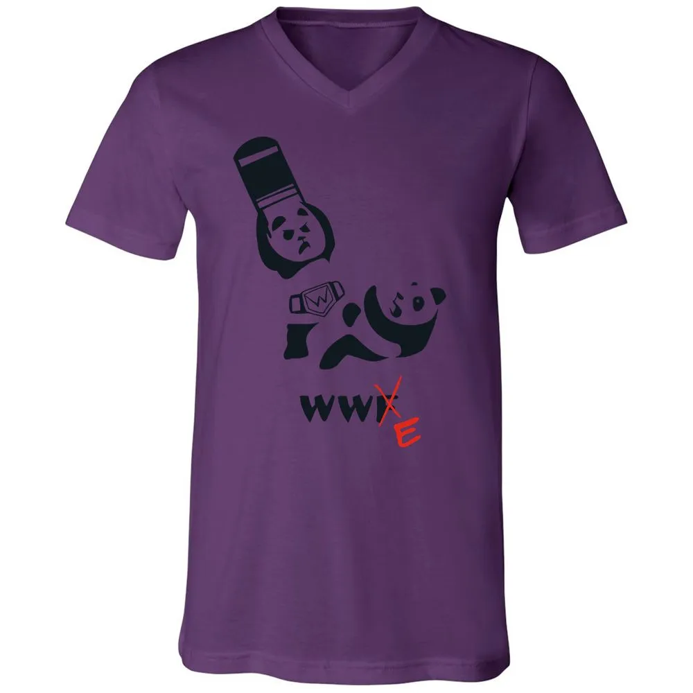 Unisex V-Neck T-Shirt - 8RTZP3EV - Team Purple - 2