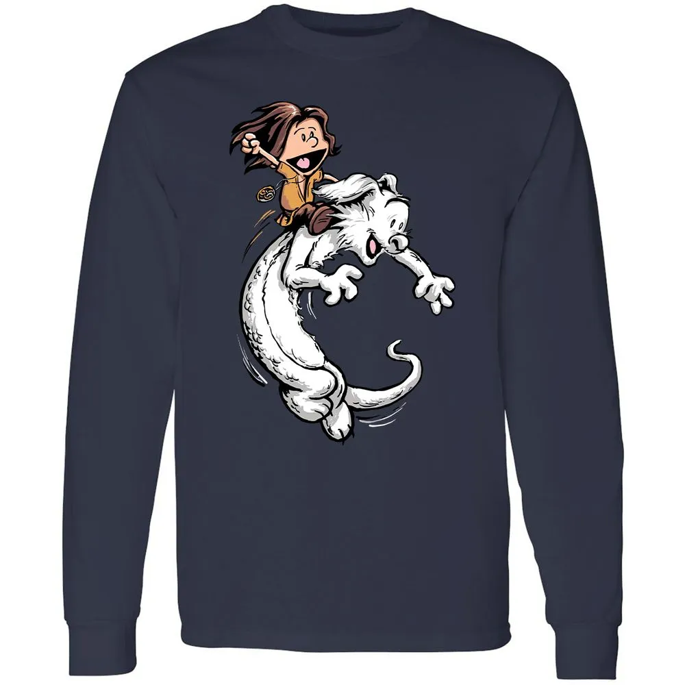 Long Sleeve T-Shirt - VL8L6VUH - Navy - 12