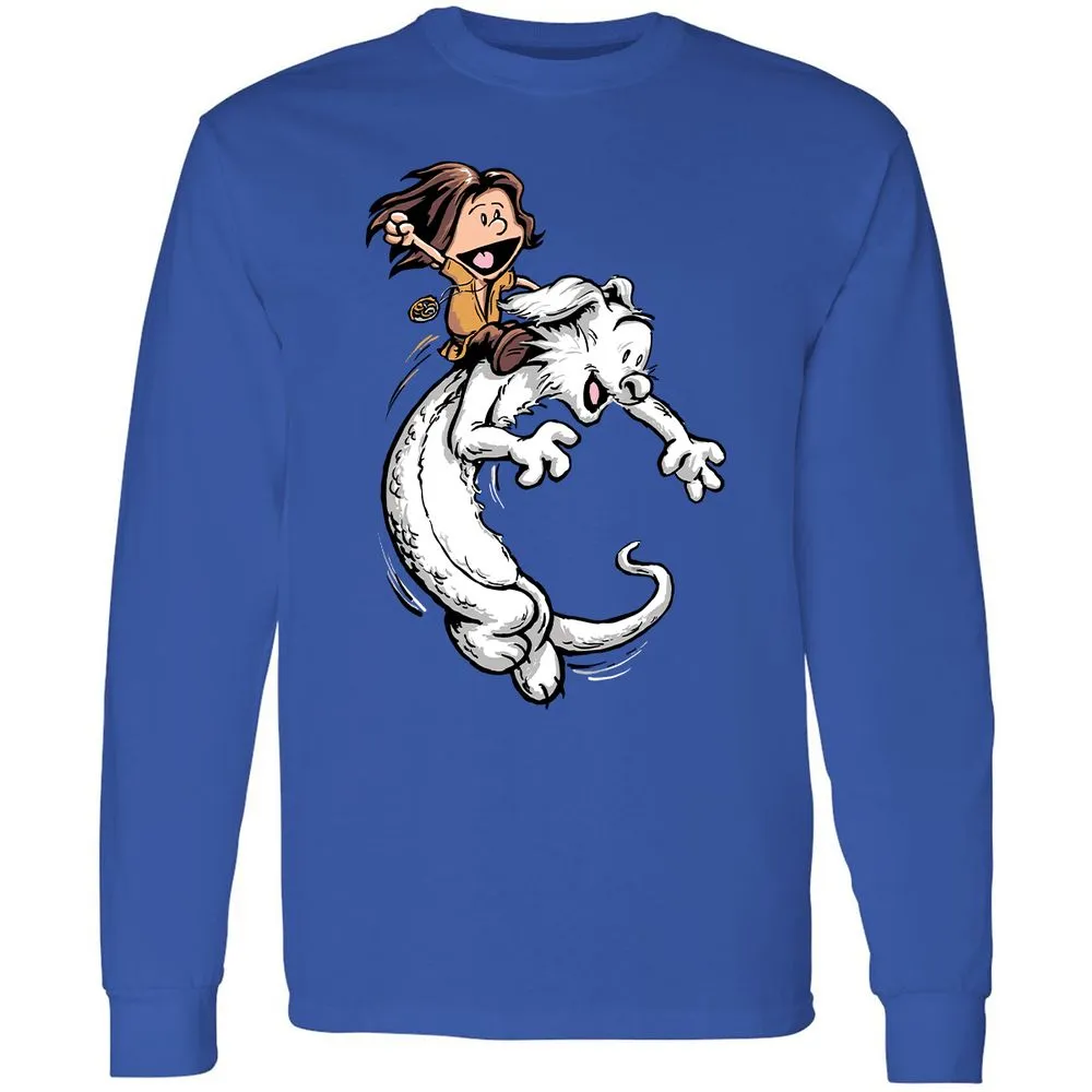 Long Sleeve T-Shirt - VL8L6VUH - Royal - 4