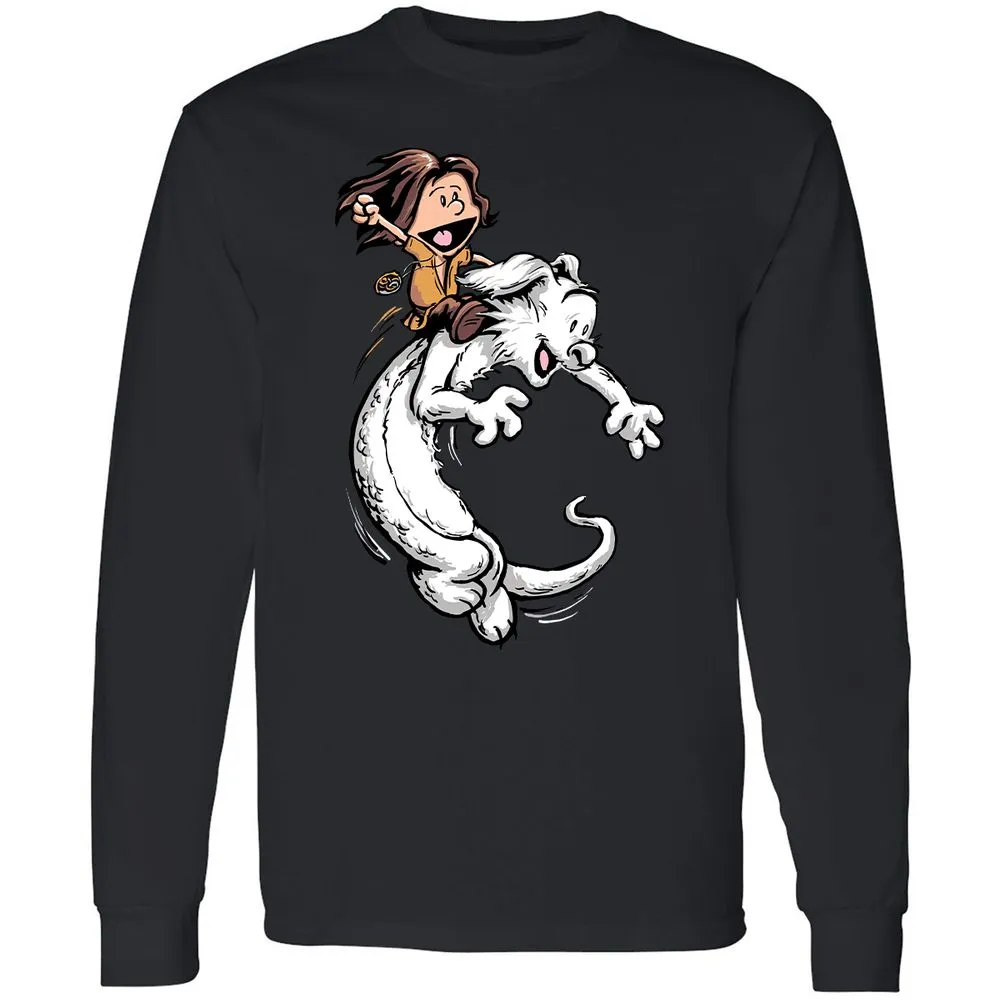 Long Sleeve T-Shirt - VL8L6VUH - Black - 16