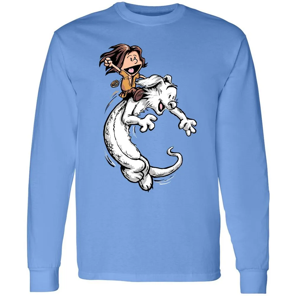 Long Sleeve T-Shirt - VL8L6VUH - Carolina Blue - 2