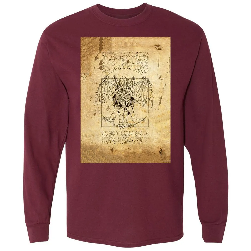 Long Sleeve T-Shirt - 8WC29TKF - Maroon - 11