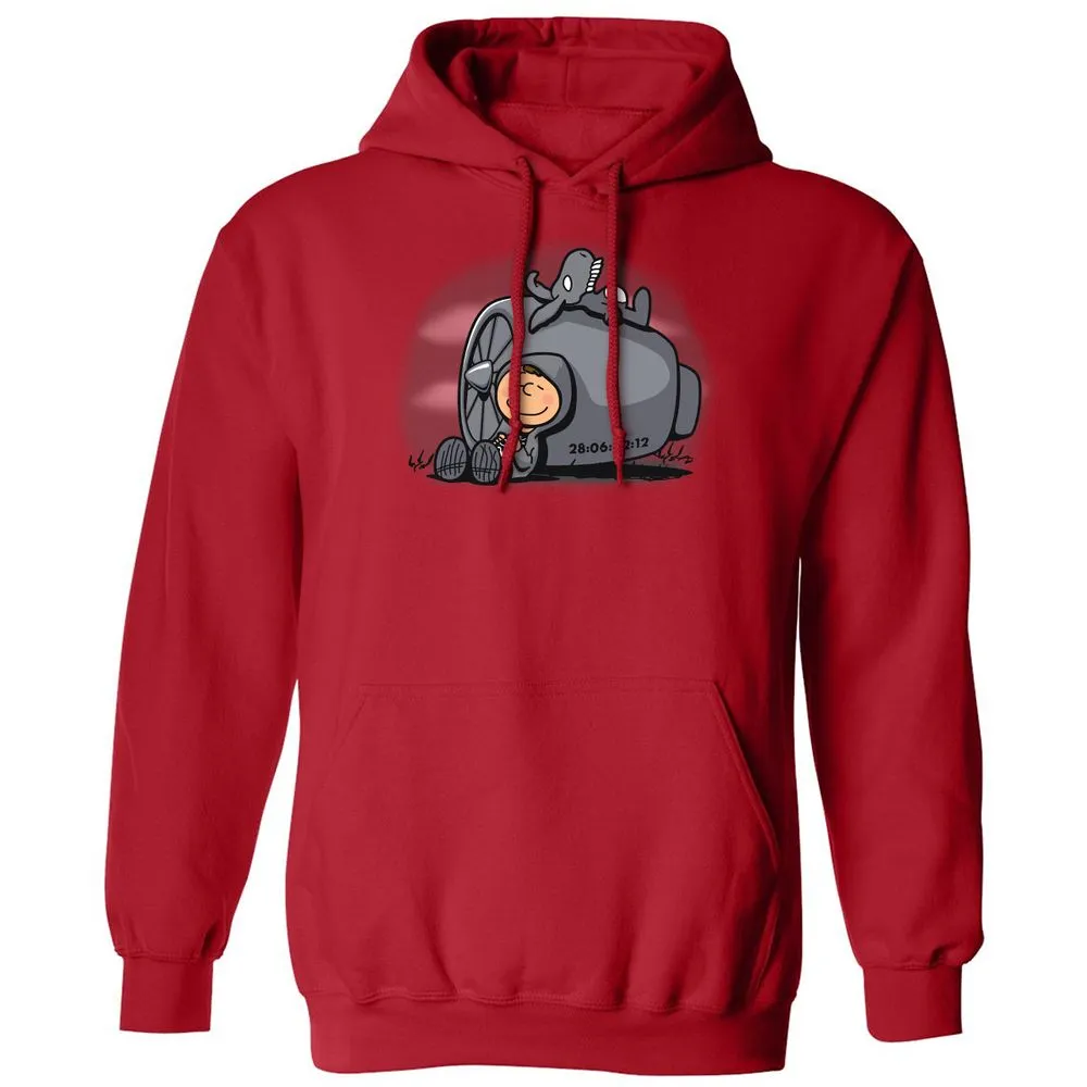 Classic Unisex Hoodie - F8DC3XEQ - Red - 5