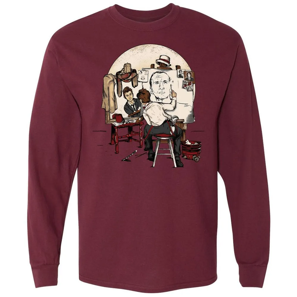 Long Sleeve T-Shirt - 8JPMM1GU - Maroon - 11