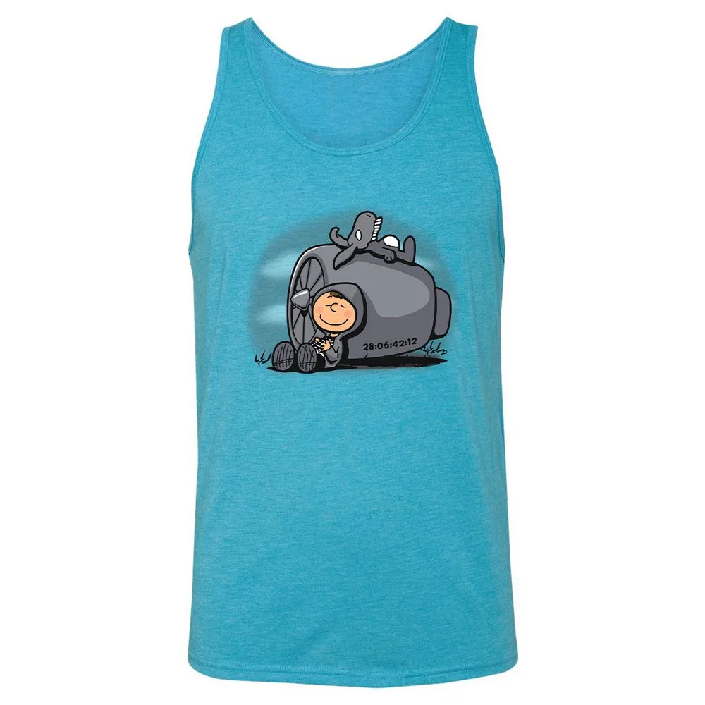 Unisex Jersey Tank - GF8DSBC6 - Aqua Triblend - 3