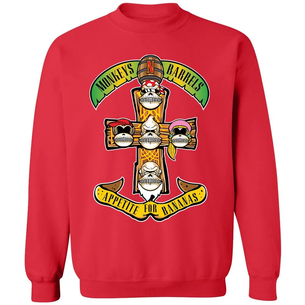 Classic Unisex Sweatshirt - 8FPMRQXZ - Red - 5