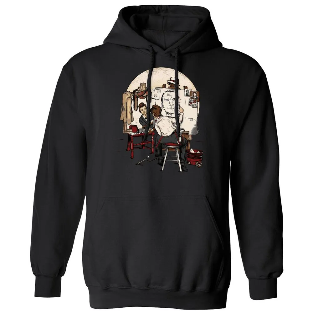 Classic Unisex Hoodie - VX9CTGGF - Black - 11