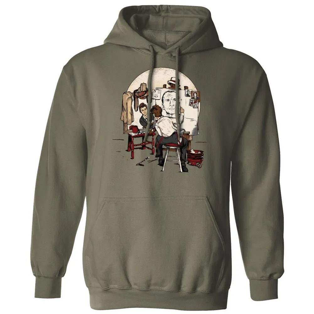 Classic Unisex Hoodie - VX9CTGGF - Military Green - 4
