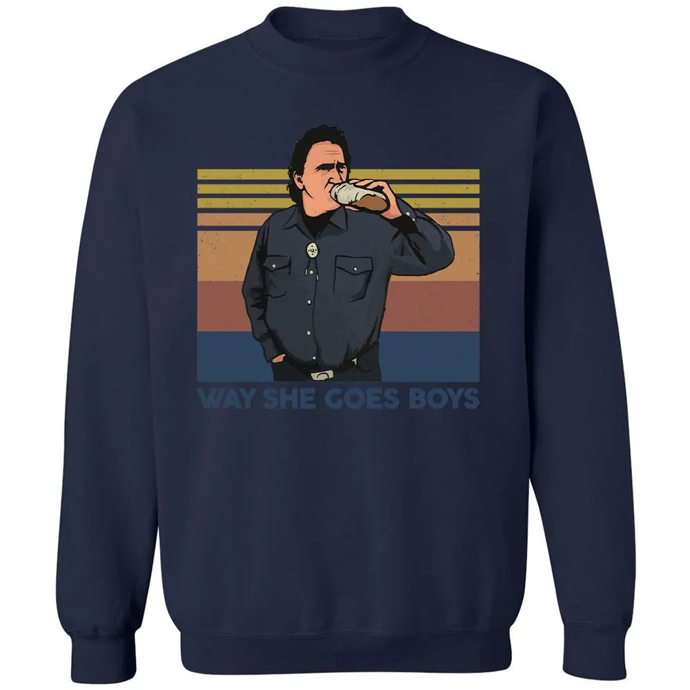 Classic Unisex Sweatshirt - EEXTWN8E - Navy - 8