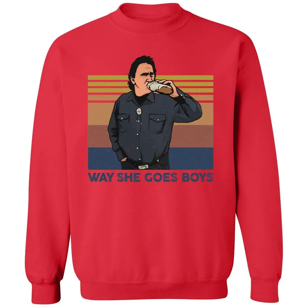 Classic Unisex Sweatshirt - EEXTWN8E - Red - 5