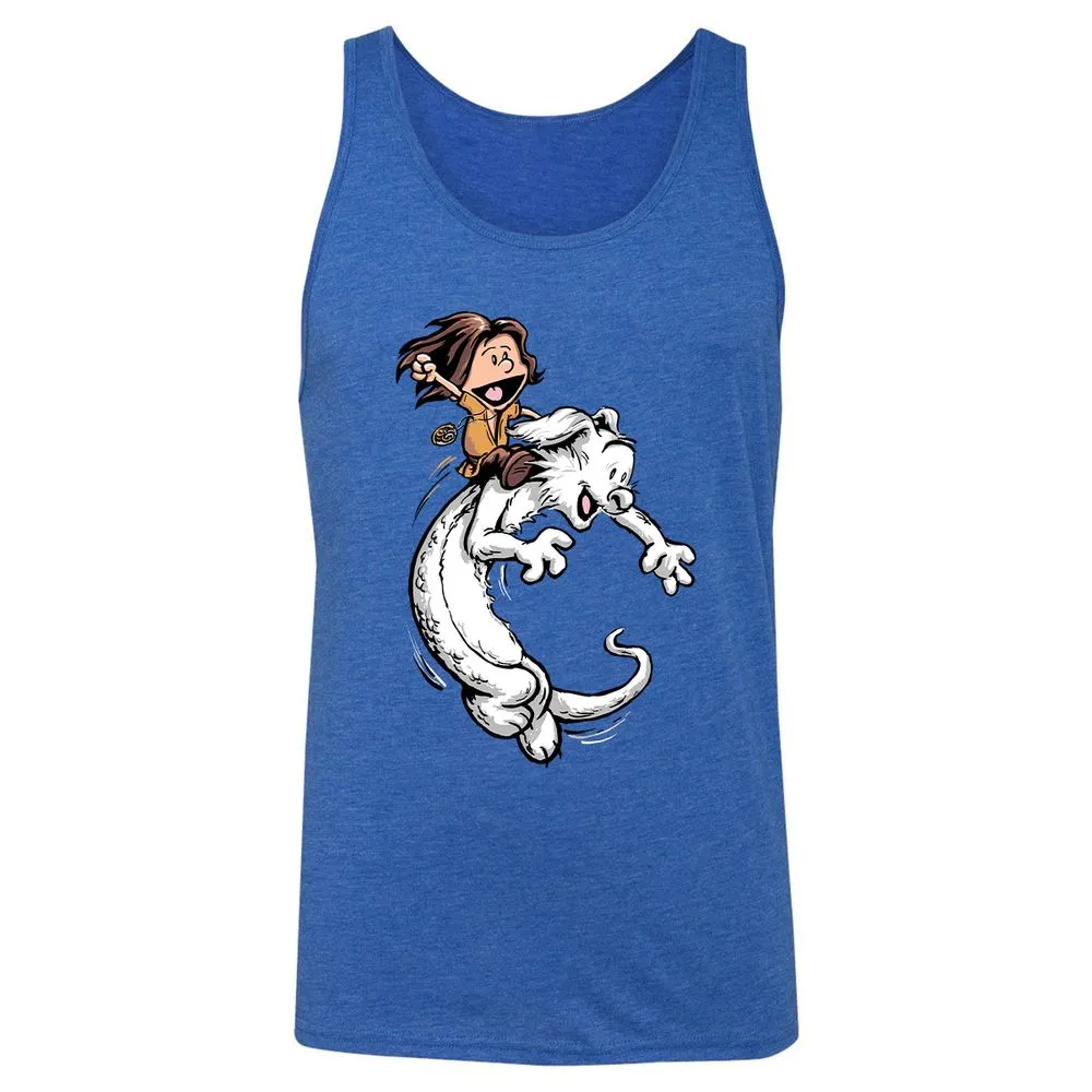 Unisex Jersey Tank - YFDHS6RN - True Royal Triblend - 12