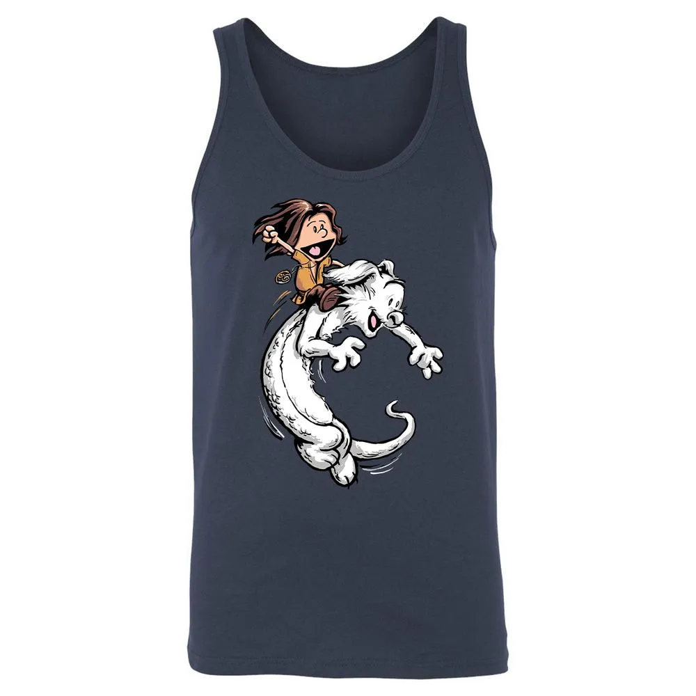 Unisex Jersey Tank - YFDHS6RN - Navy - 8