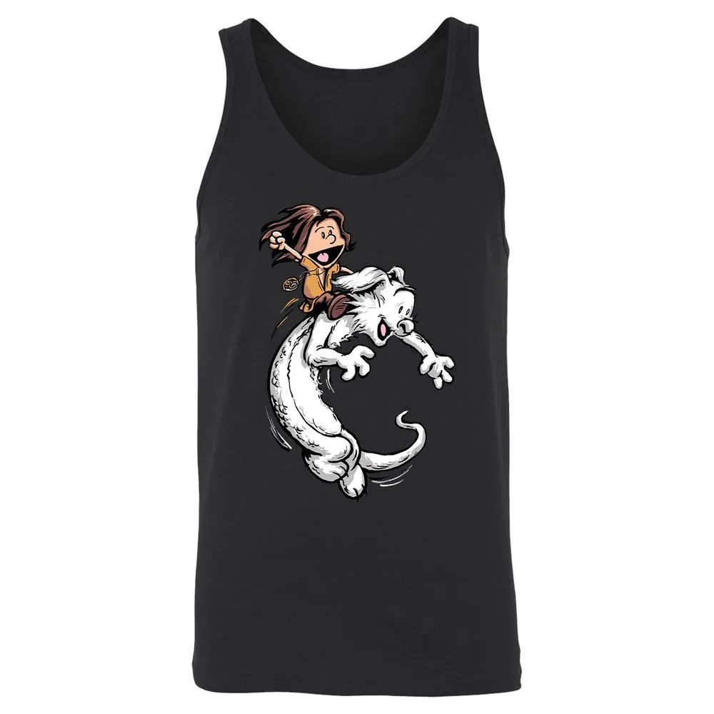 Unisex Jersey Tank - YFDHS6RN - Black - 14