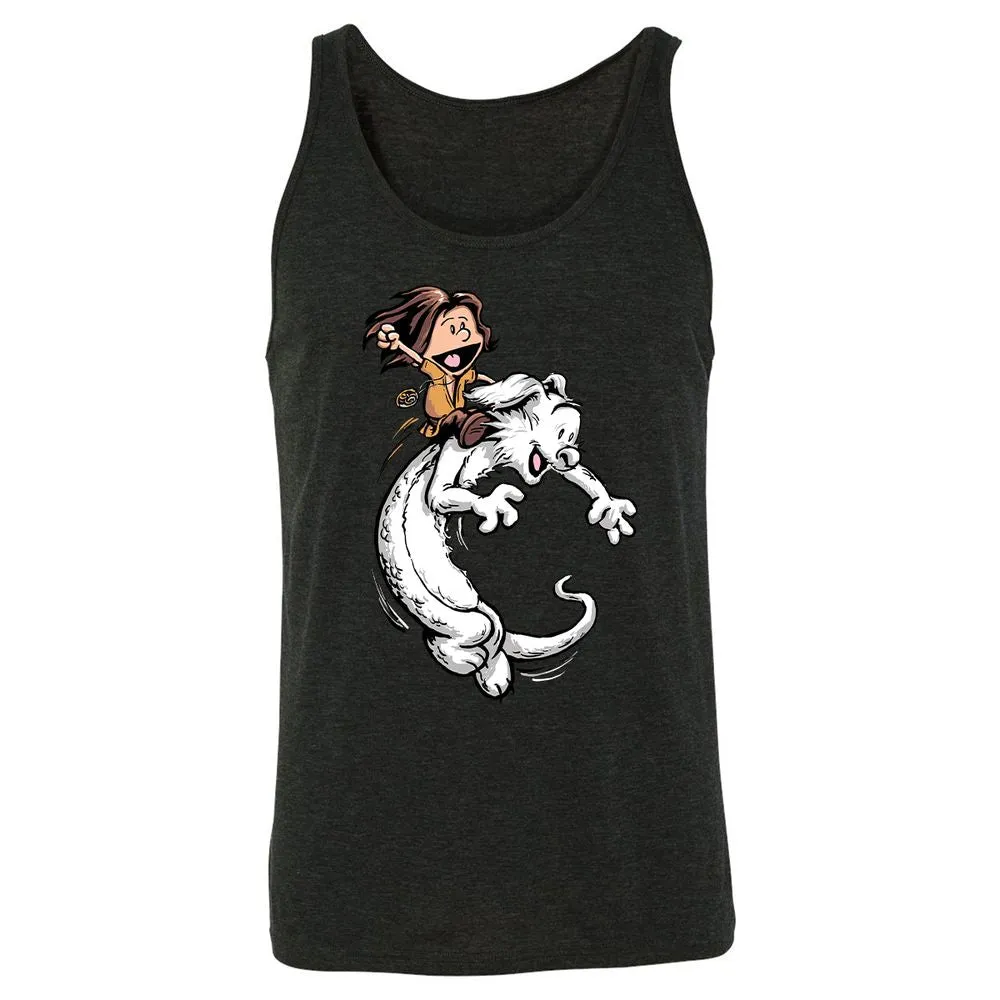 Unisex Jersey Tank - YFDHS6RN - Charcoal Black Triblend - 5