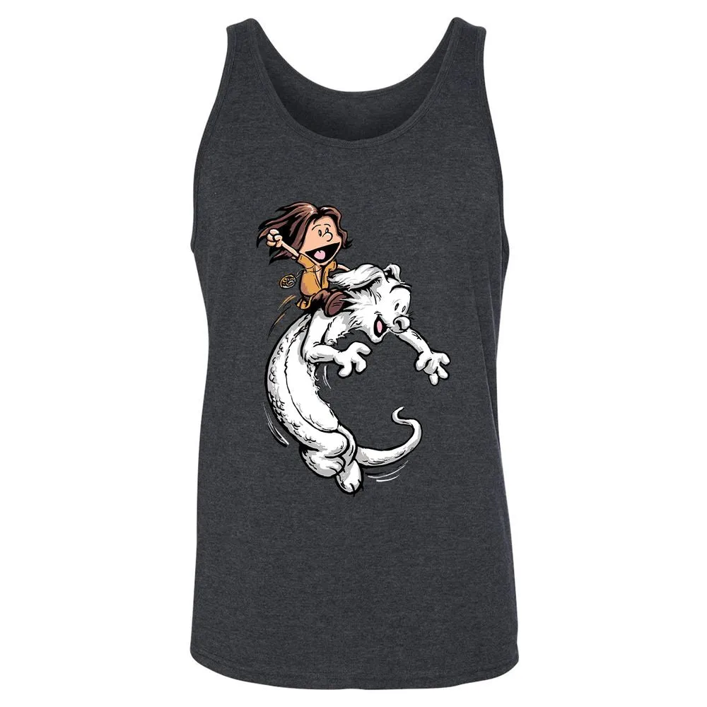 Unisex Jersey Tank - YFDHS6RN - Dark Grey Heather - 6