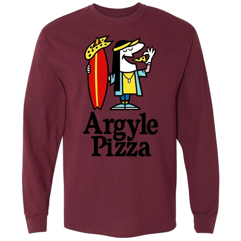Long Sleeve T-Shirt - 25VCLJVH - Maroon - 11