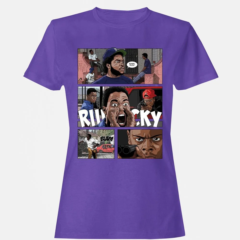 Women's T-Shirt - B4V4UCRJ - Purple - 12