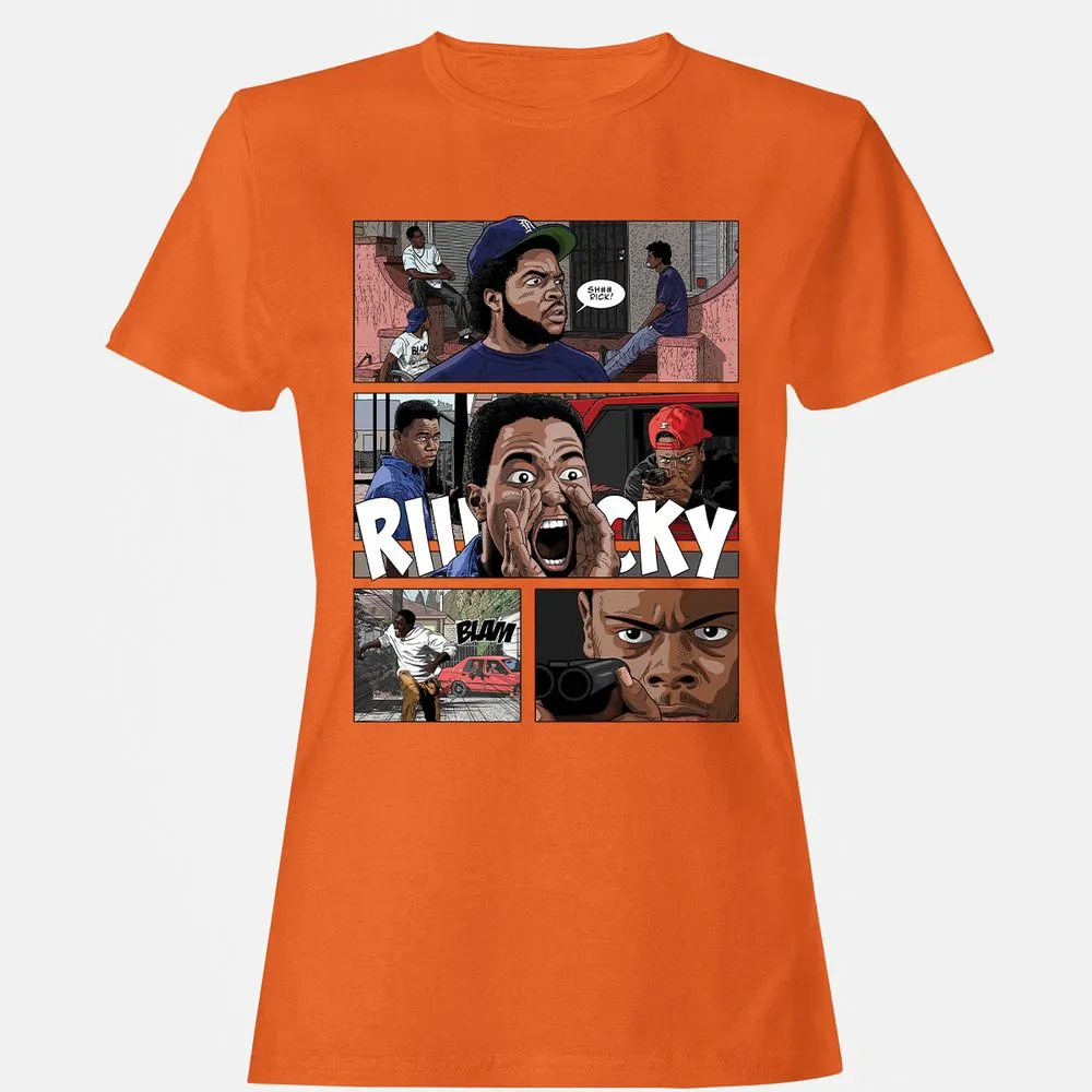 Women's T-Shirt - B4V4UCRJ - Orange - 11