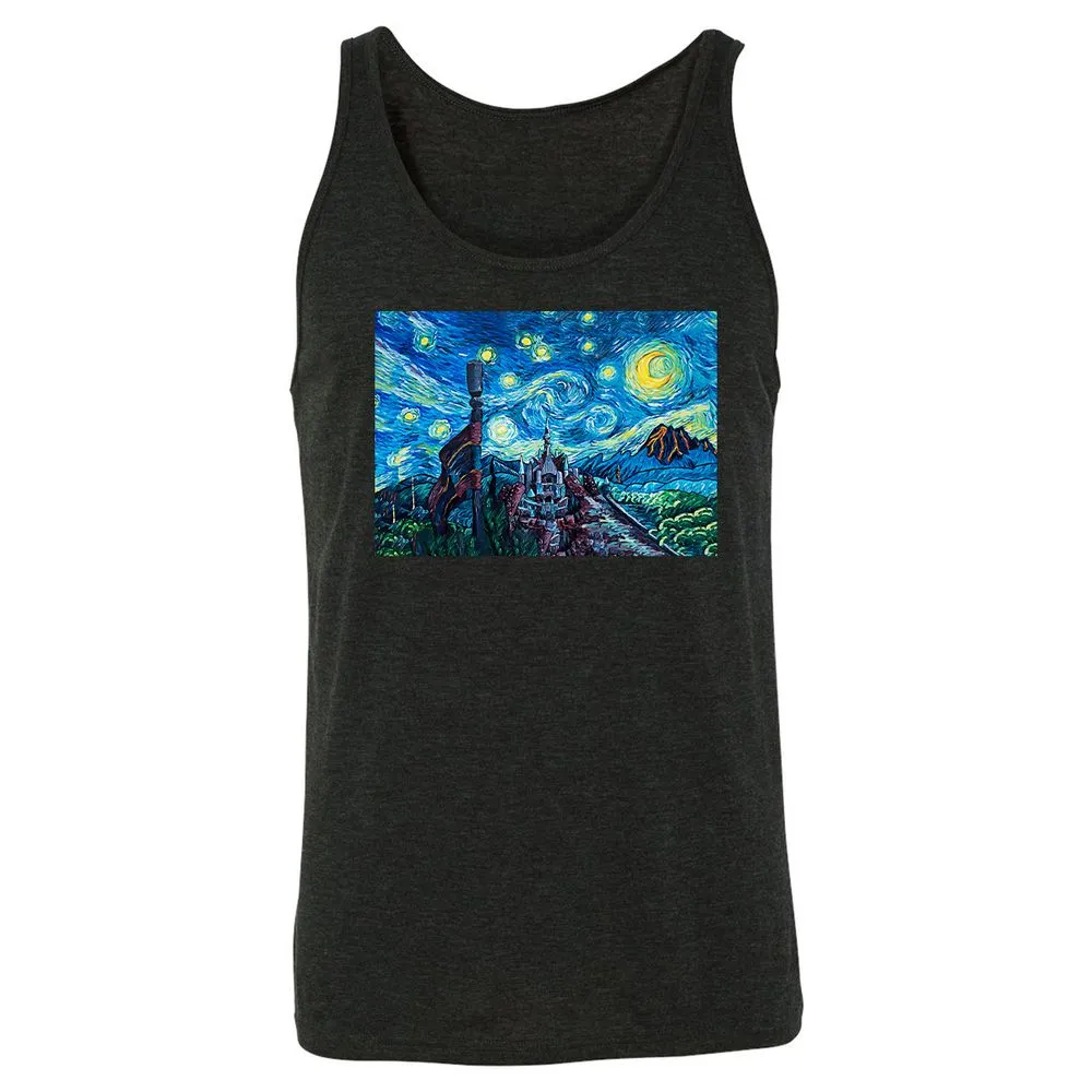 Unisex Jersey Tank - Q2B66REM - Charcoal Black Triblend - 5