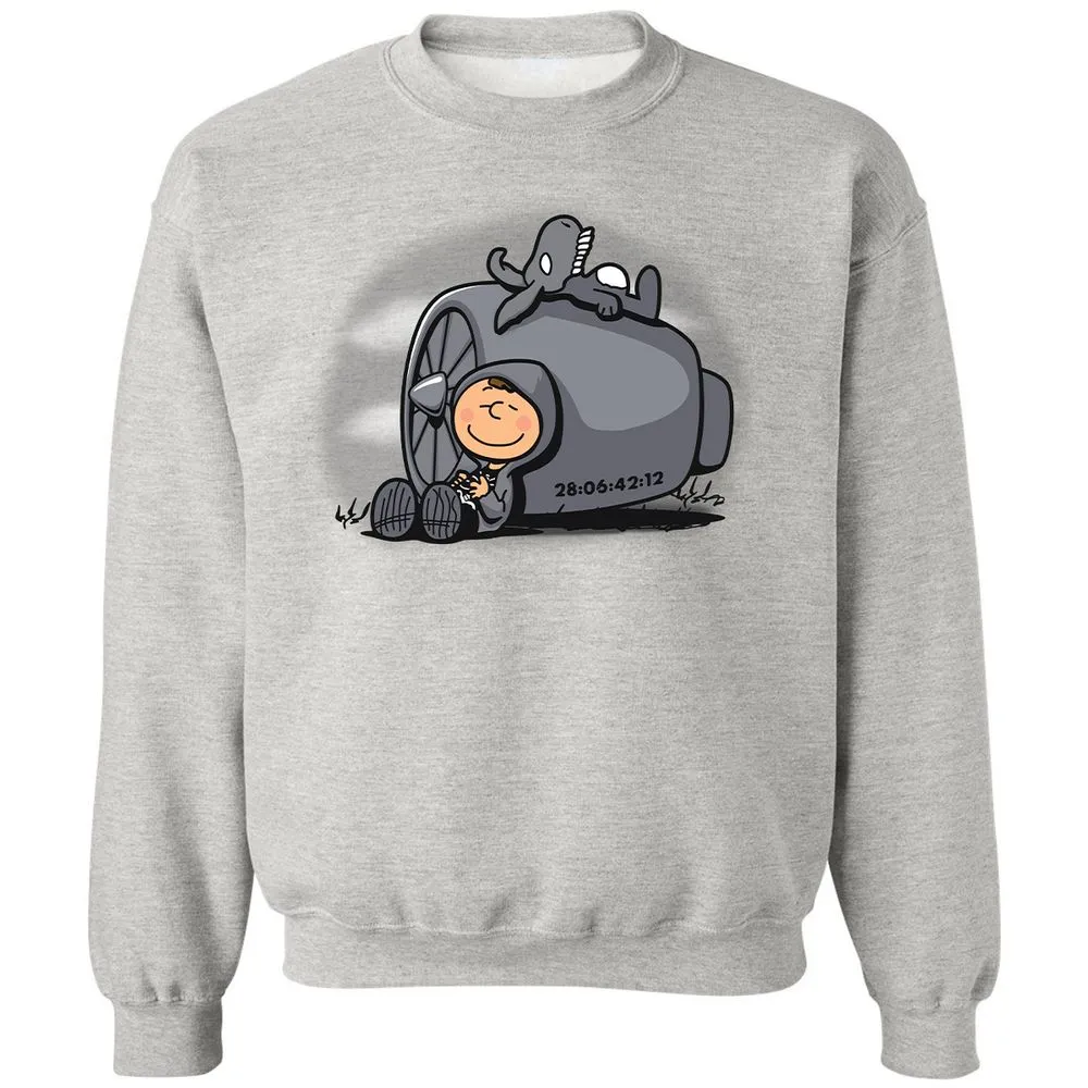 Classic Unisex Sweatshirt - NKDP985H - Ash - 2