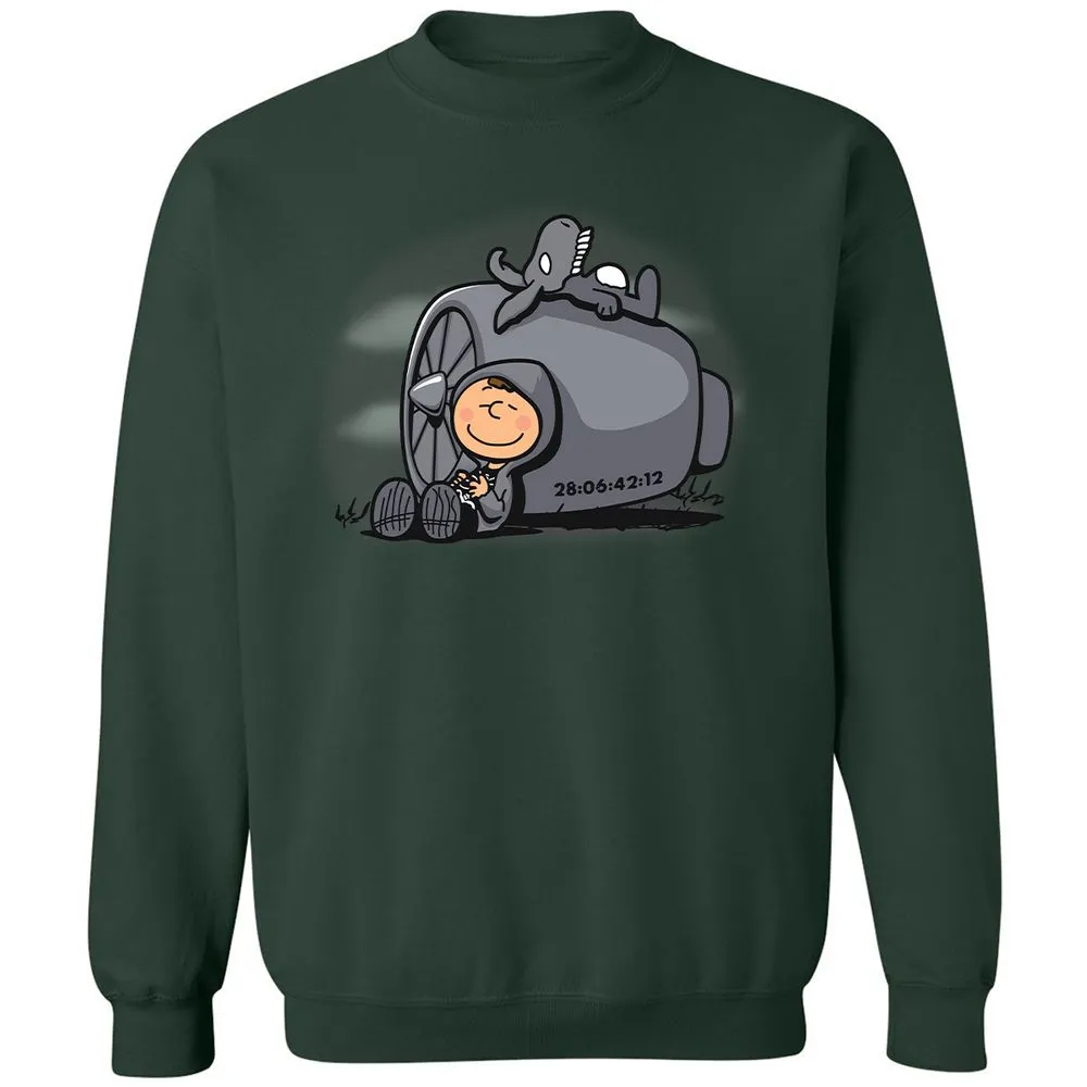 Classic Unisex Sweatshirt - NKDP985H - Forest Green - 4