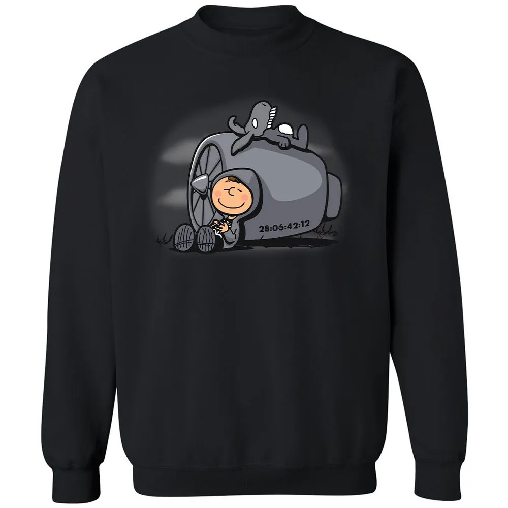 Classic Unisex Sweatshirt - NKDP985H - Black - 12