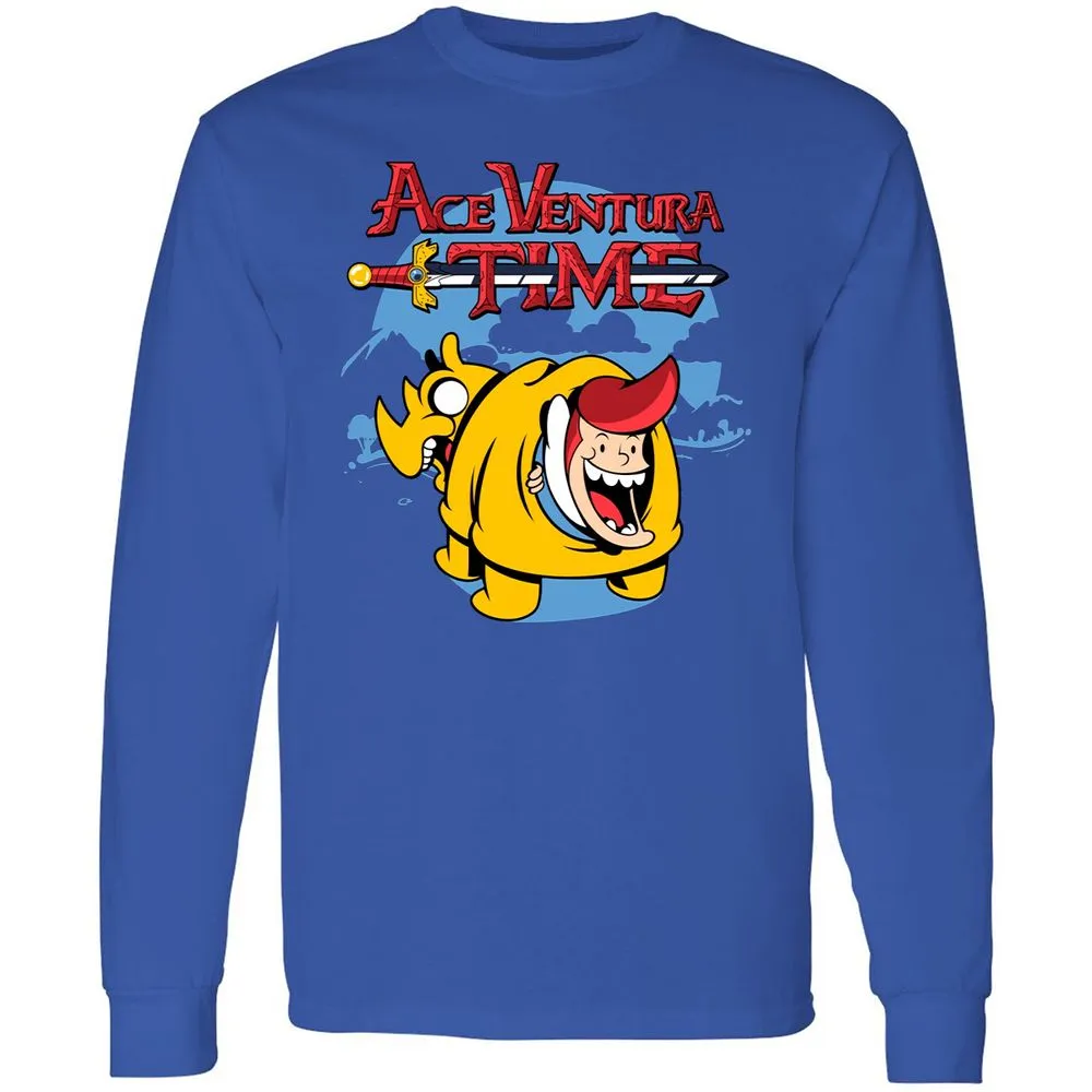 Long Sleeve T-Shirt - G9R6B53F - Royal - 4